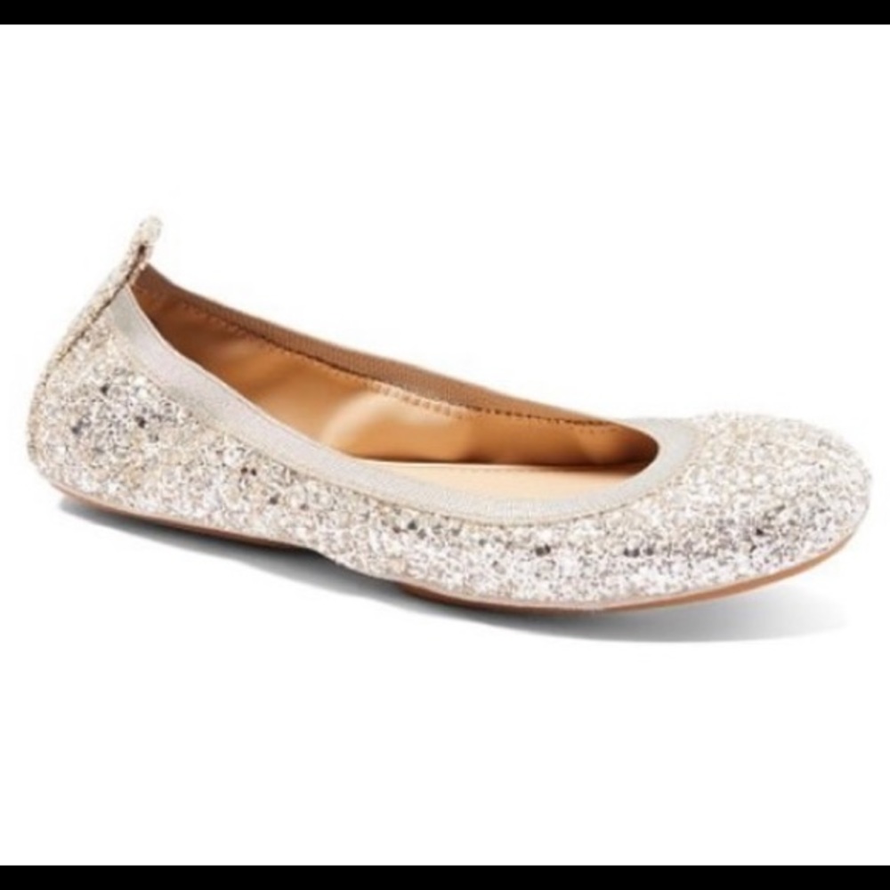 NWOT Glitter Ballet Flats